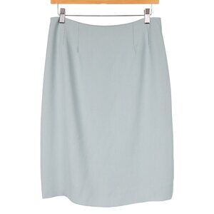 Yansi Fugel Pencil Skirt 8 Womens Y2K Pale Green Career Casual Workwear Suit